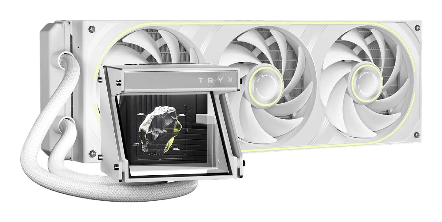 TRYX HOLO ARGB 360mm All-In-One Liquid Cooler - White