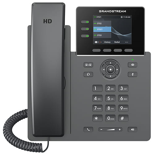 Grandstream GRP2611G 3 Lines 4 SIP Accounts PoE GigE