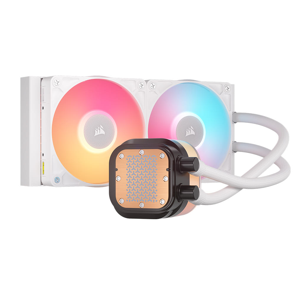 Corsair iCUE LINK TITAN 240 RX LCD CPU Cooler - White