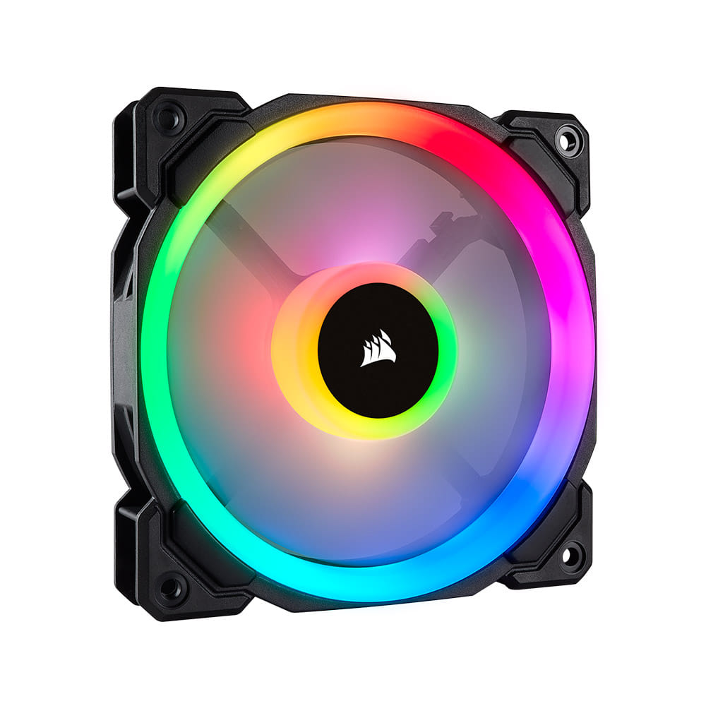 Corsair LL120 RGB 120mm Dual Light Loop RGB LED PWM Fan — Single Pack