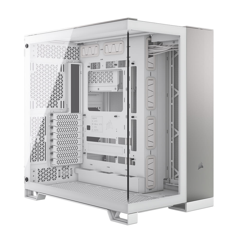 Corsair 6500X Mid-Tower Case - White/Satin Gray Aluminium