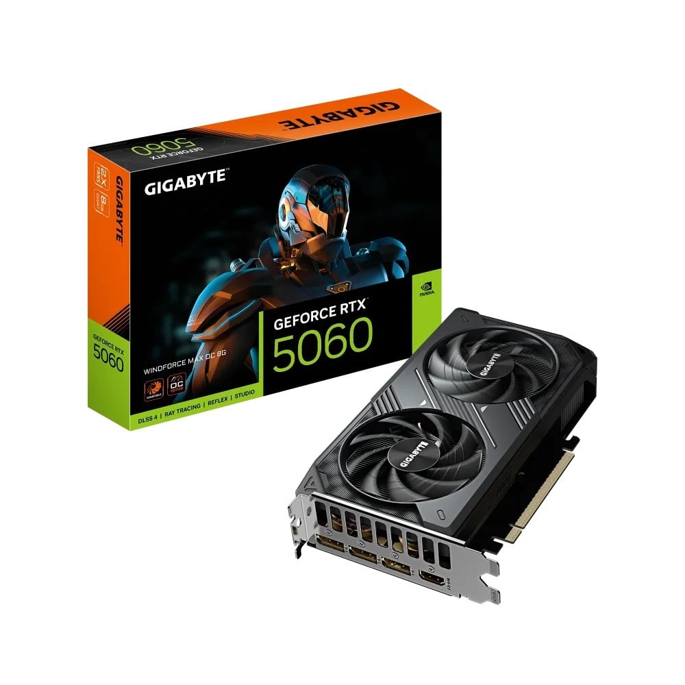 Gigabyte GeForce RTX 5060 WindForce Max OC 8GB Graphics Card