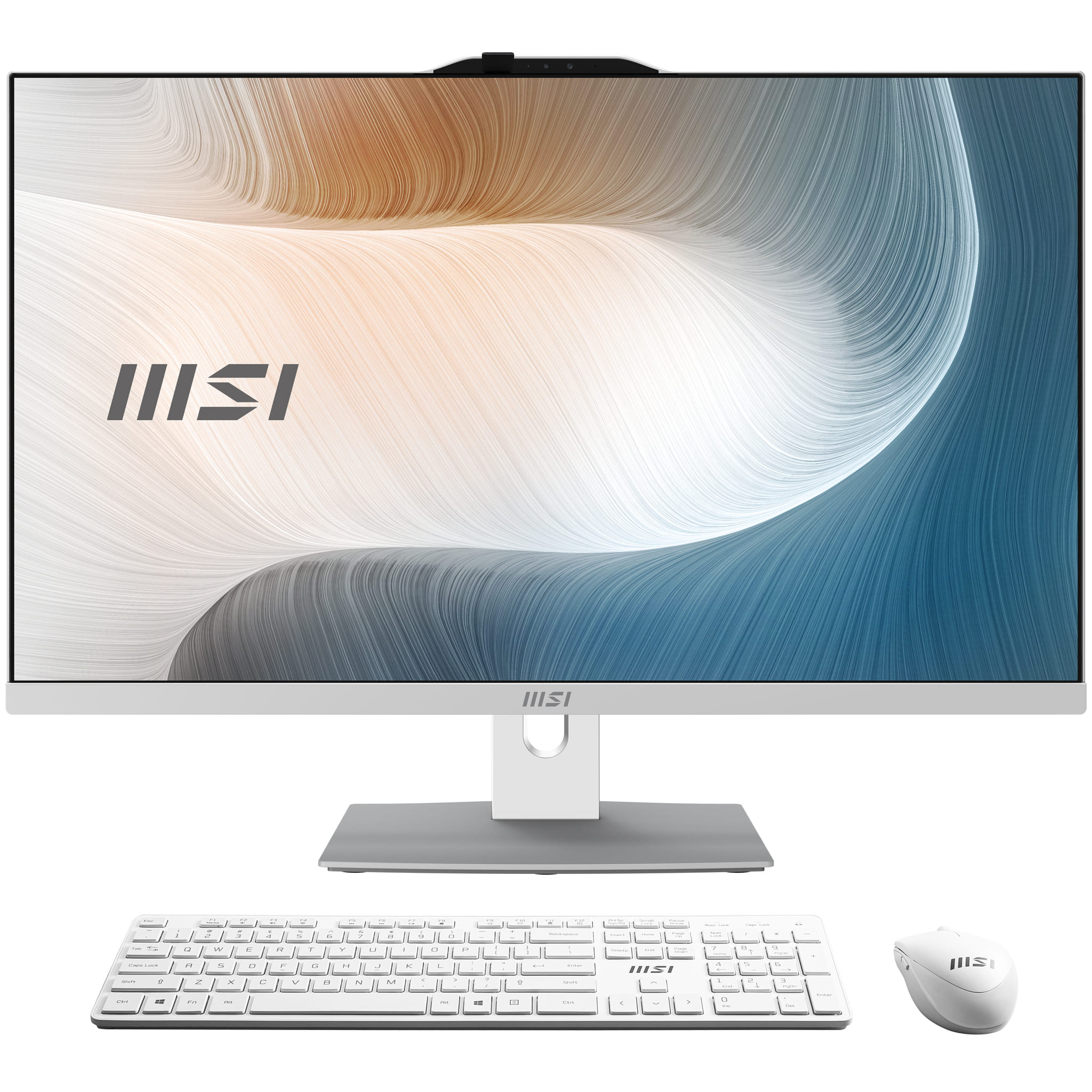 MSI Modern AM242P 23.8" All-In-One Core 7 150U, 16GB RAM, 1TB SSD, Windows 11 Pro - White