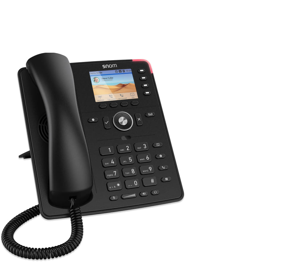 SNOM D713 IP Desk Phone HD Audio PoE TFT Dsplay