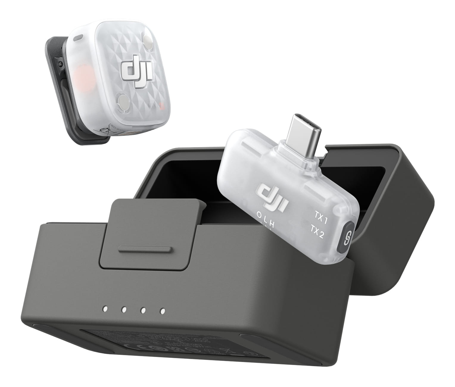 DJI MIC Mini 2S 1 TX + 1 Mobile RX + CHA