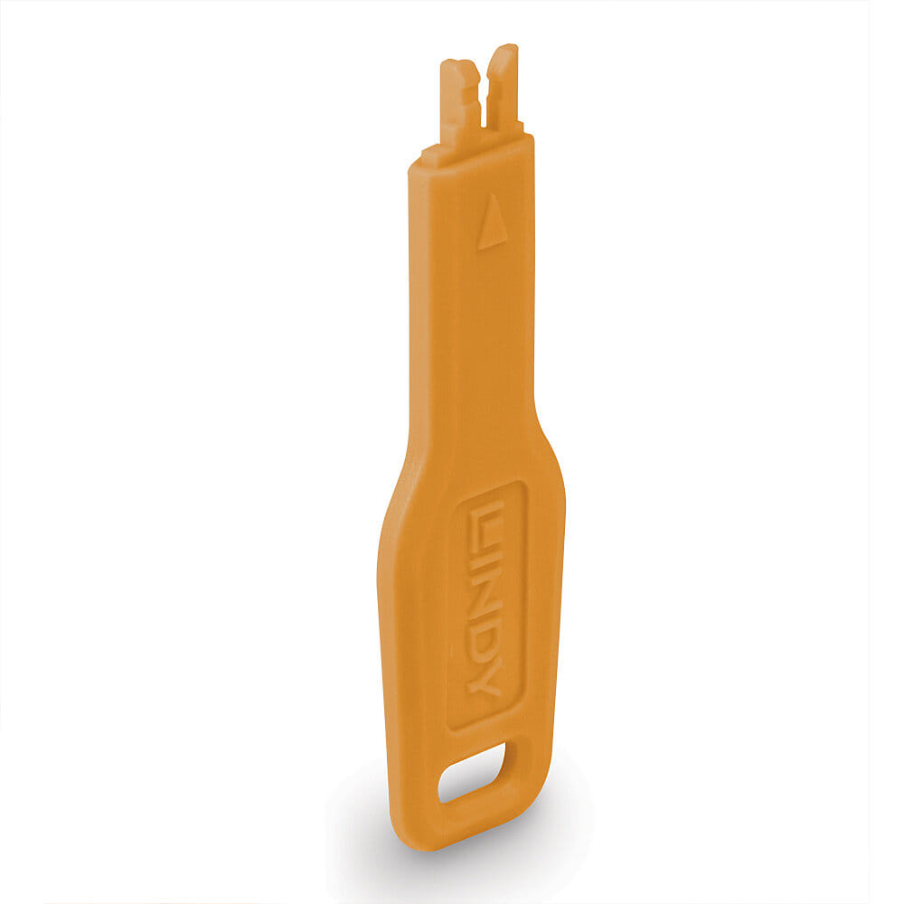 Lindy RJ-45 Port Blocker Key Orange