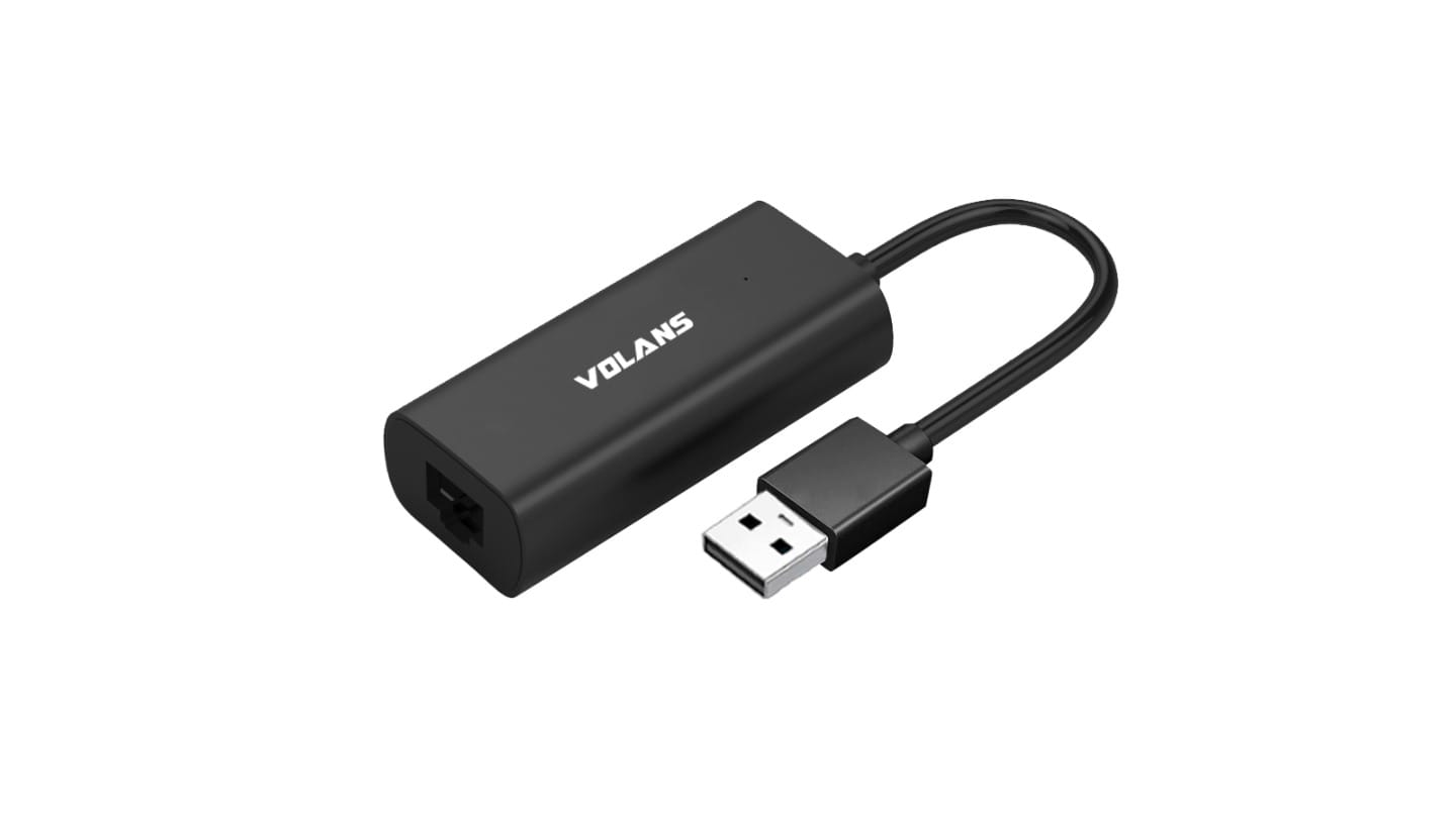 VOLANS Aluminium USB-A to 2.5Gb  Adapter