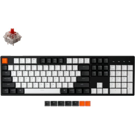 Keychron C2 USB Keyboard Hot-Swappable RGB Backlit Mechanical Keyboard ...