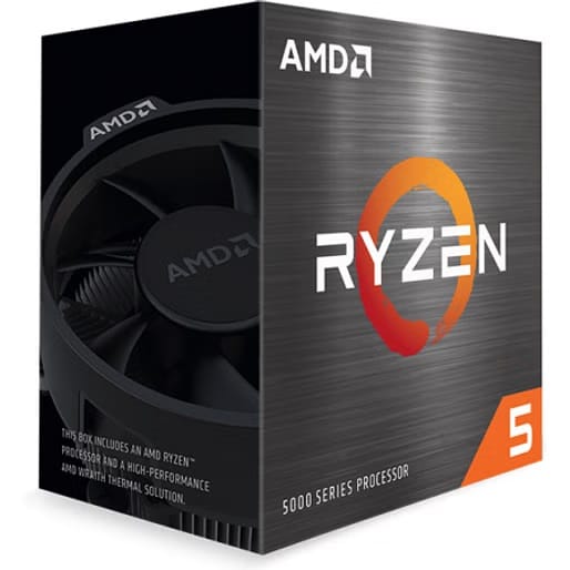 (Open Box) AMD Ryzen 5 5600X Processor with Wraith Stealth CPU Cooler