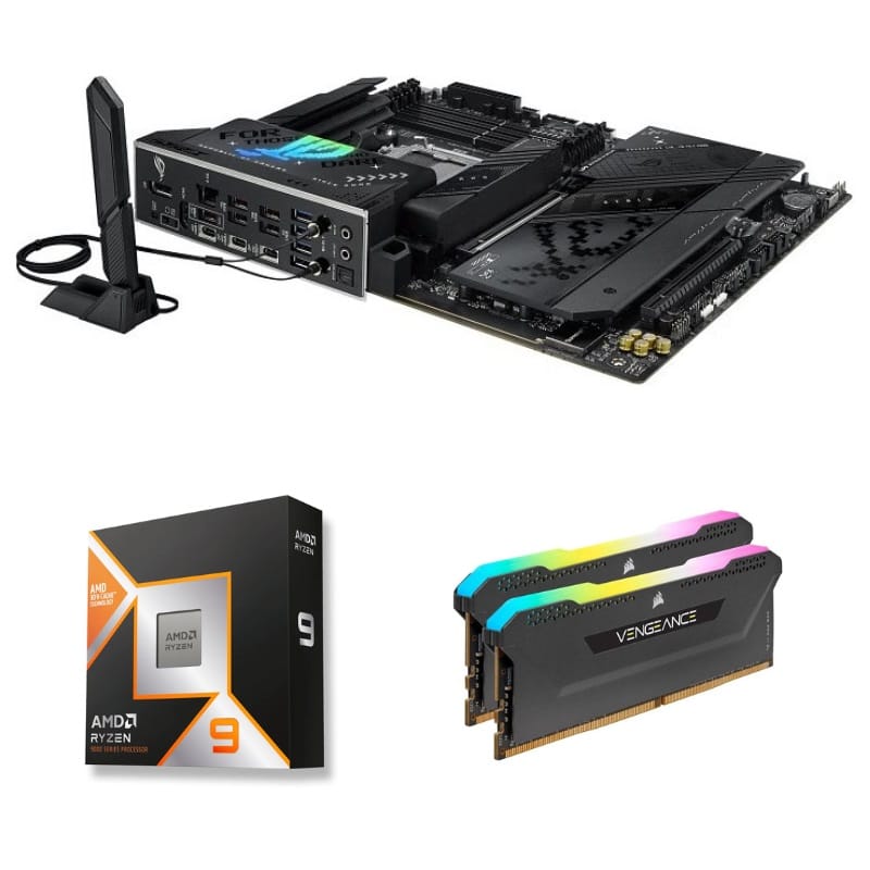 AMD 9950X3D with ROG B850-F and 32GB DDR5-6000 RGB RAM
