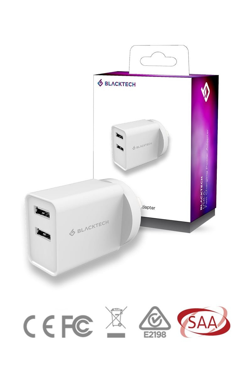 BLACKTECH USB-A Fast Charing Power Adapter