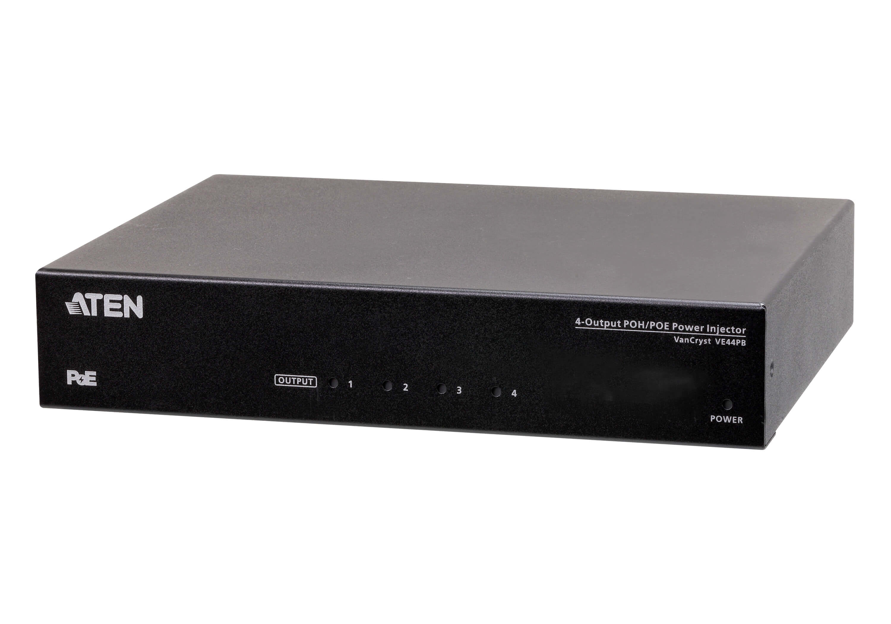 Aten 4-Output POH/POE Power Injector