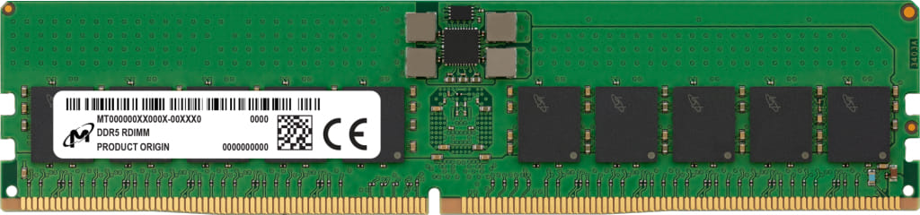 Crucial 32GB (1x32GB) DDR5-4800 RDIMM Memory