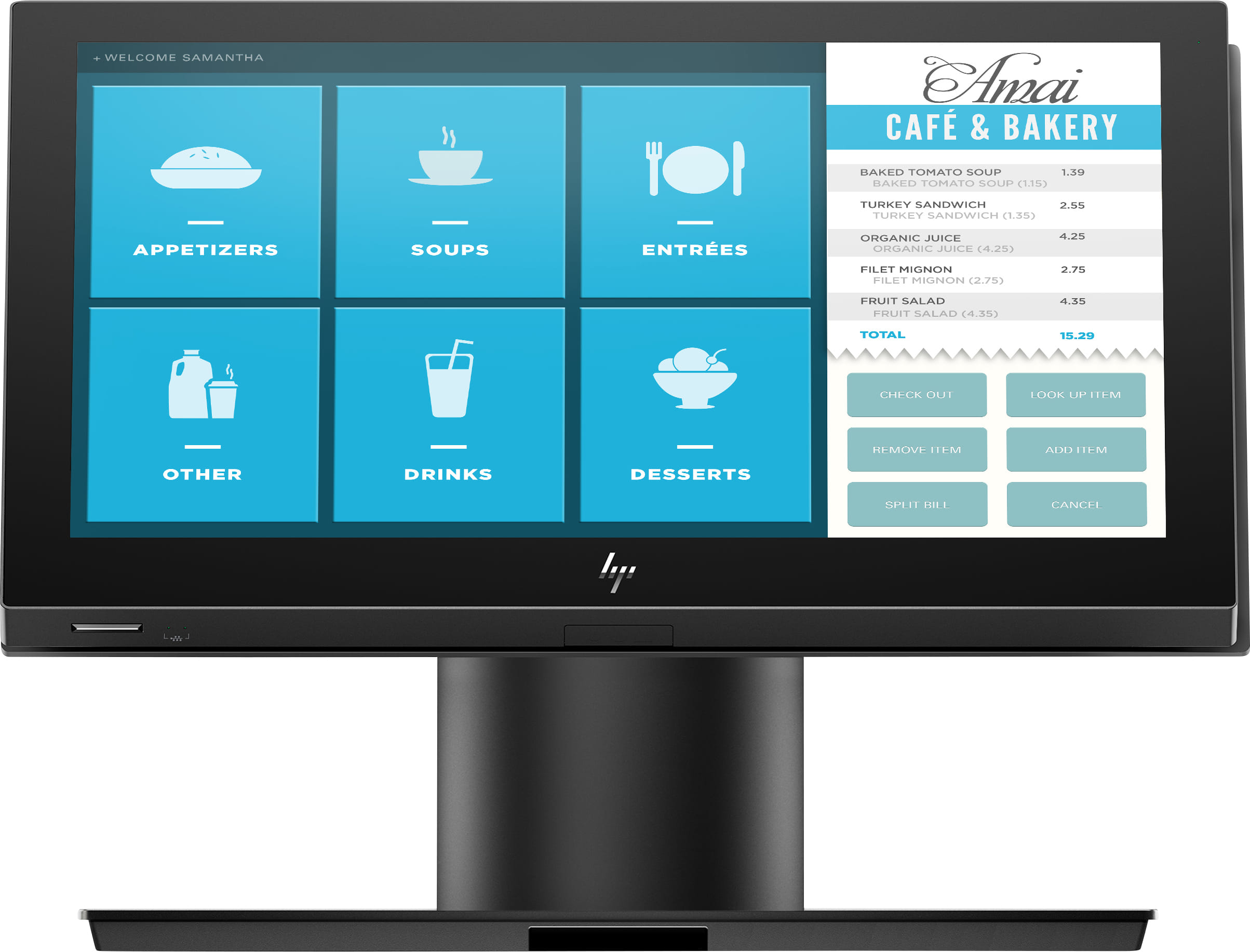 HP ENGAGE ONE ESSENTIAL 14" Touchscreen CELERON, 8GB RAM, 128GB SSD, Windows 10 IOT 2019 ENT, MSR, Advanced Stand