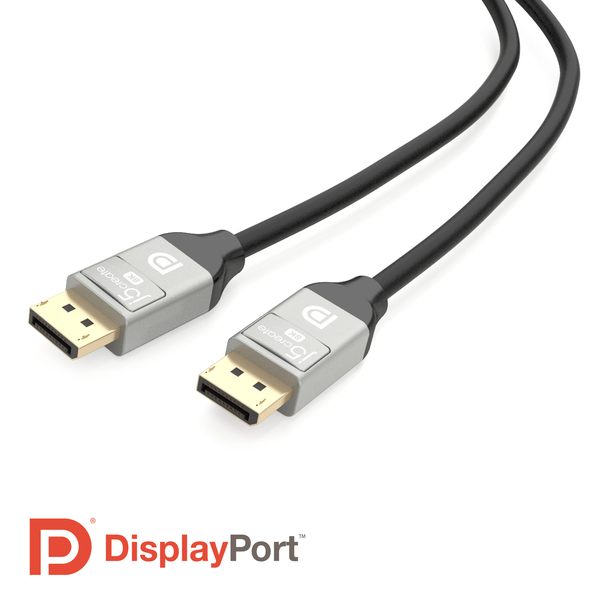 J5 Create 8K UHD 1.8m DisplayPort Cable