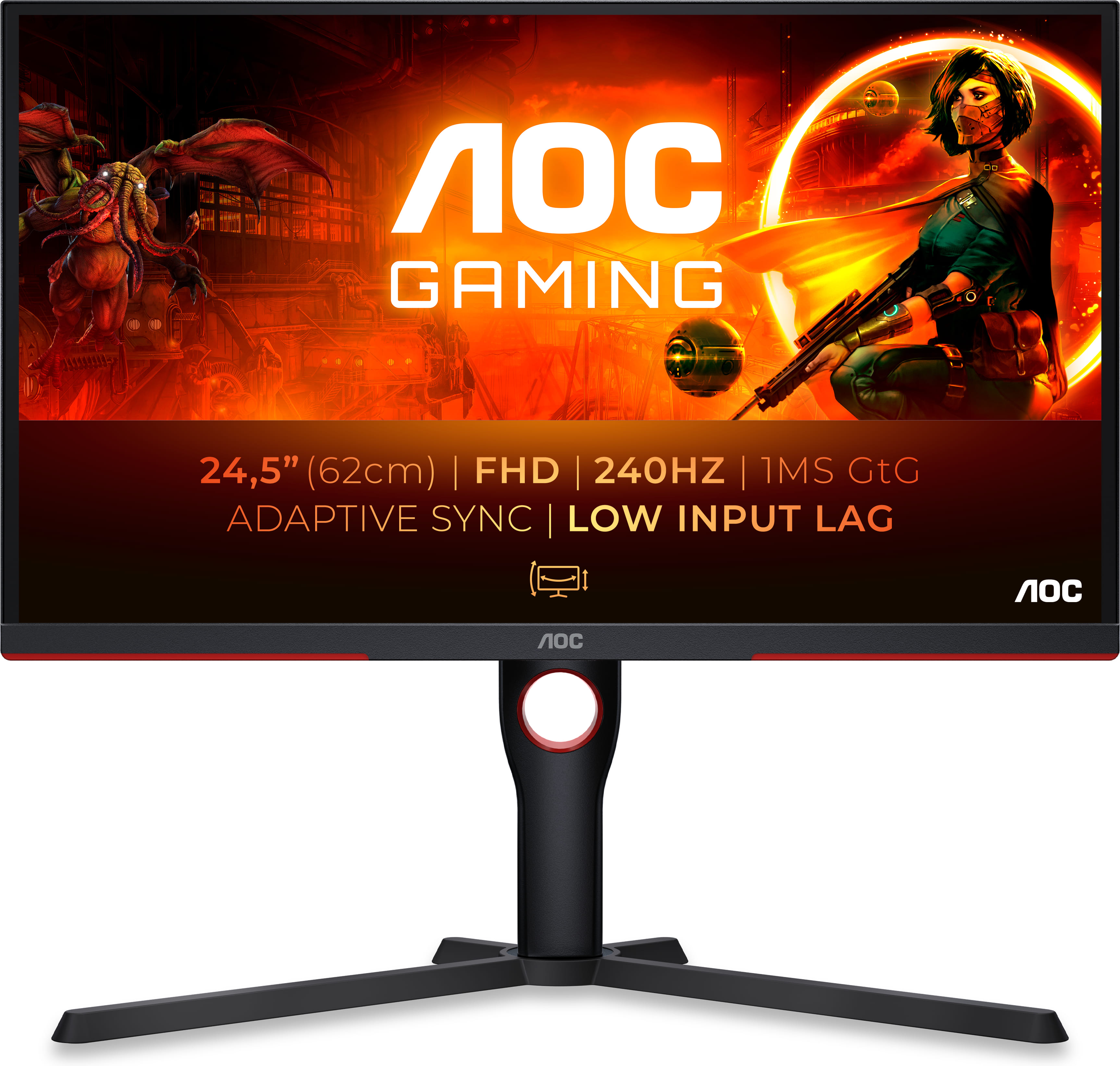 Aoc Monitör Aoc 24 Inch 240hz AOC 25G3ZM FHD 1ms 240Hz FreeSync
