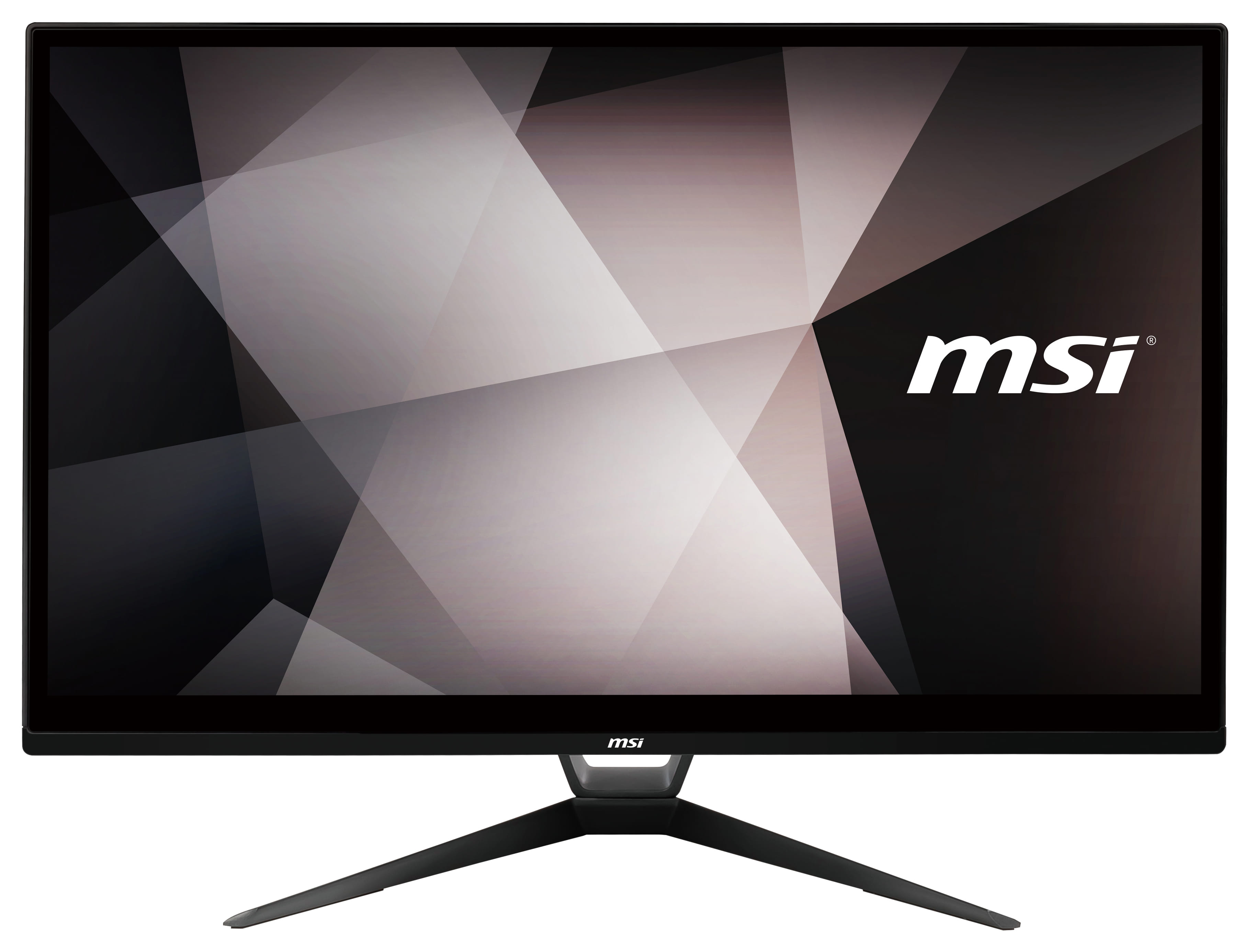 MSI Pro 22XT 21.5" FHD All-in-one PC, Pentium Gold G6405, 4GB RAM, 128GB SSD, Windows 11 Pro - Black