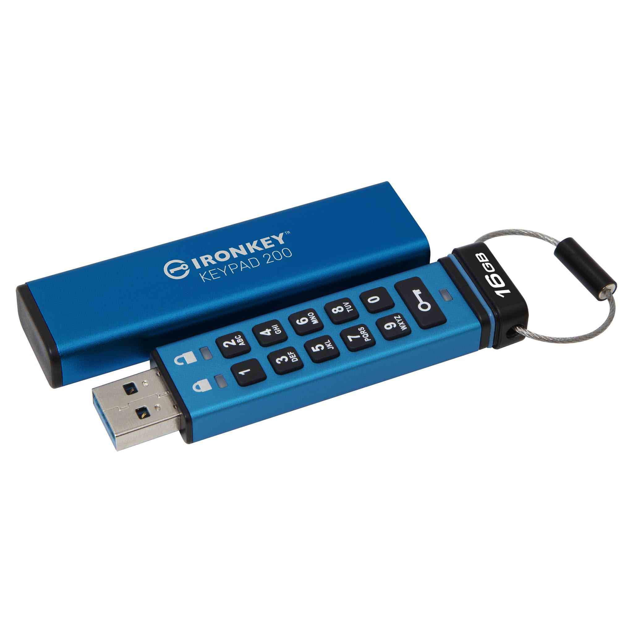 Kingston 16GB IronKey Keypad 200 USB Flash Drive