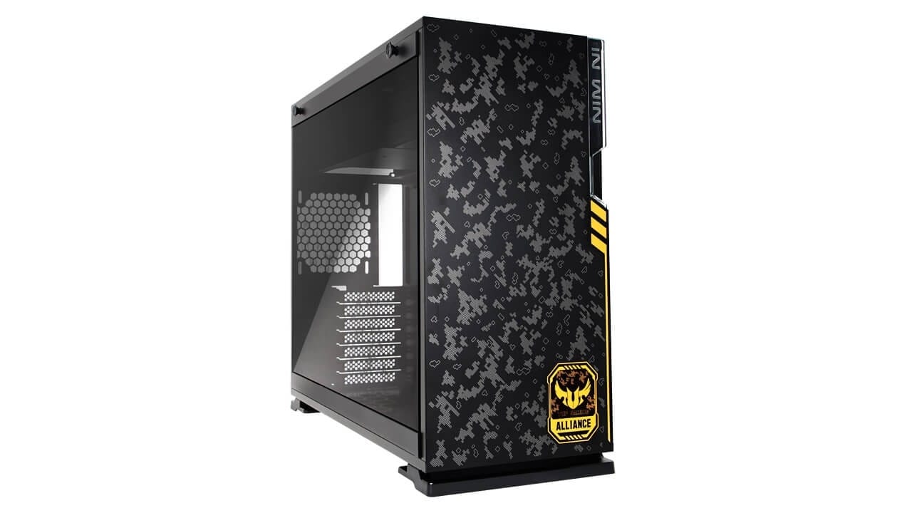 Inwin 101TUF Black Mid Tower Tempered Glass White 