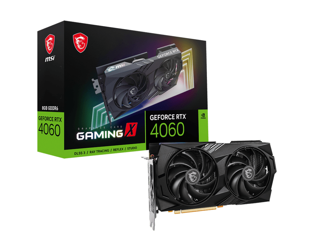 MSI GeForce RTX 4060 GAMING X 8G Graphics Card
