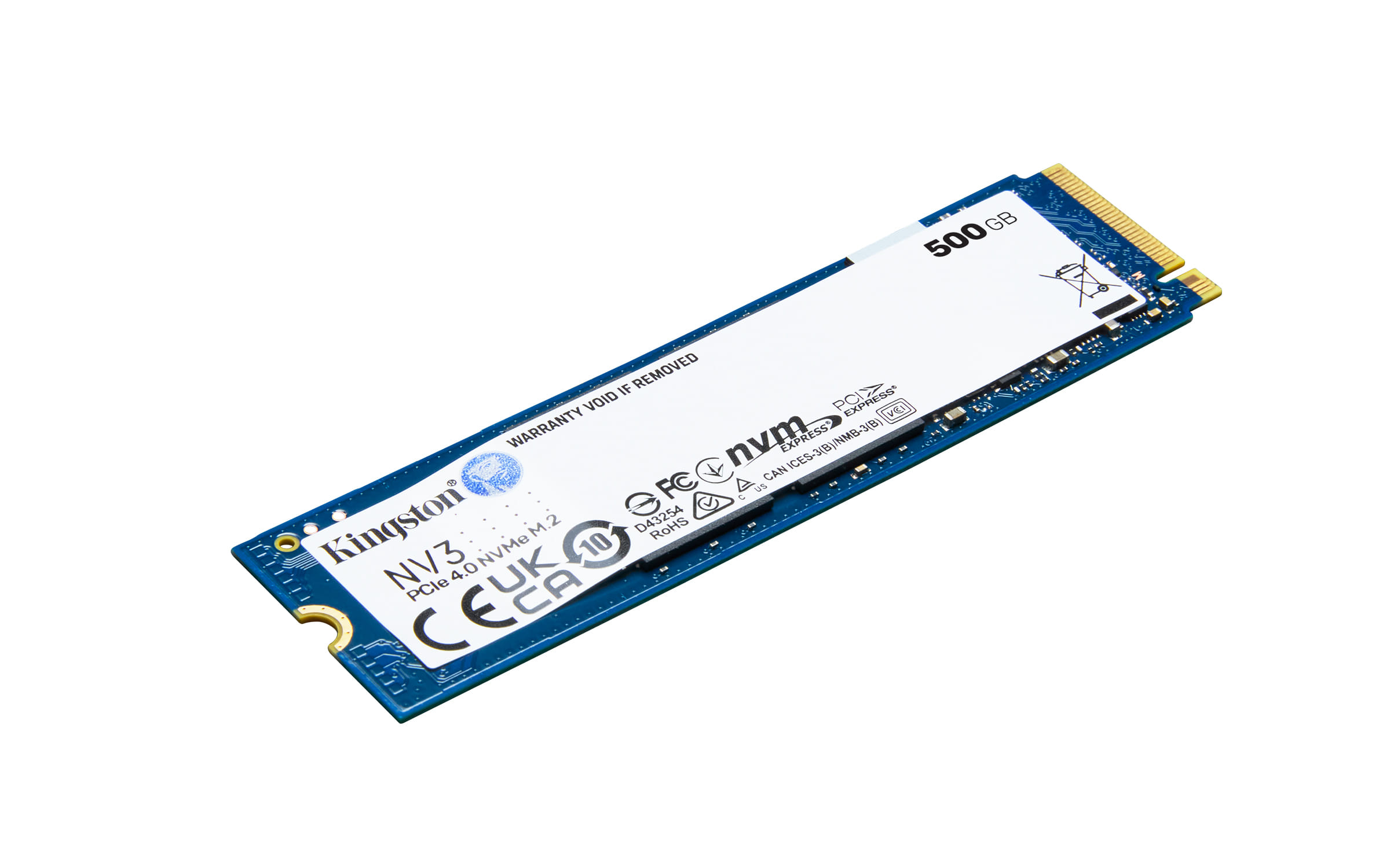 Kingston 500GB NV3 PCIe 4.0 NVMe M.2 SSD