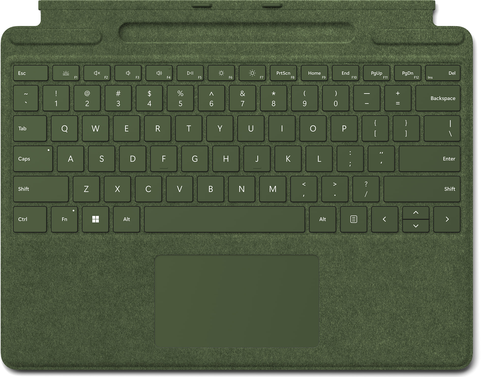 Microsoft Surface Pro 8 / 9 / X Signature Keyboard Type Cover, No Pen - Forest (2022)