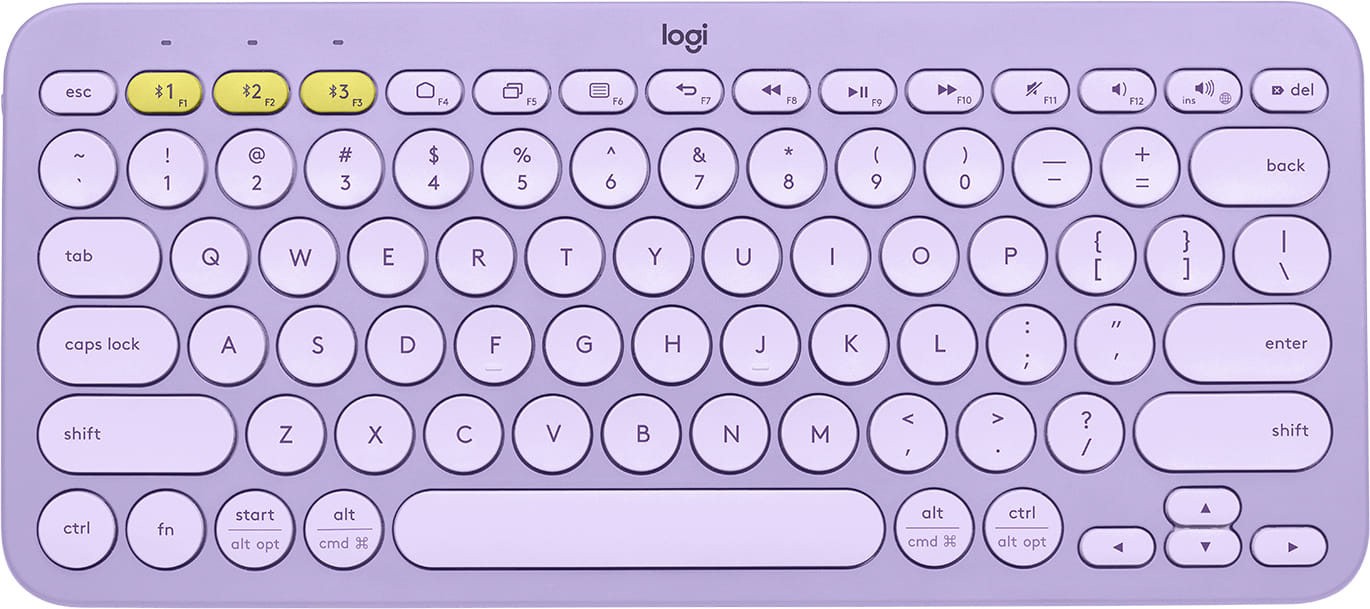 Logitech K380 MD Bluetooth Keyboard Lavender Lemonade