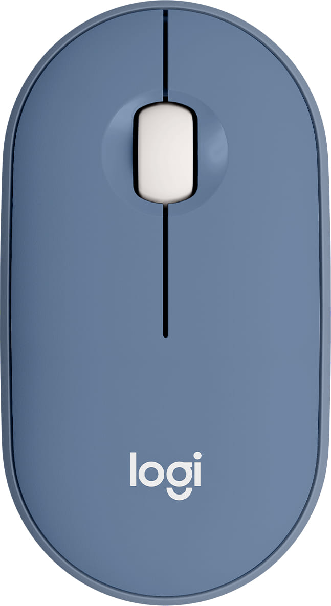 Logitech Pebble M350 Wireless Mouse - Blueberry
