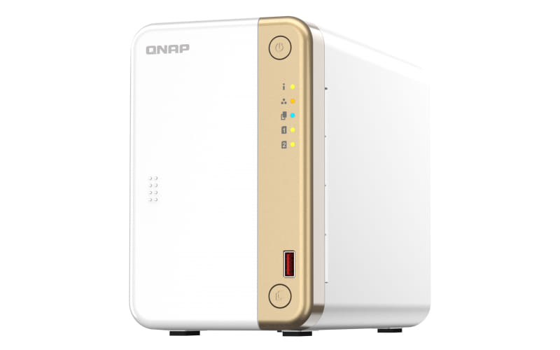 QNAP TS-262-4G 2 Bay Celeron N4505 2.5GbE Dual Core NAS With 4GB RAM