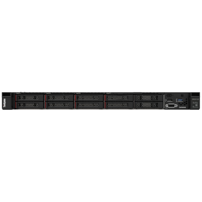LENOVO ISG ThinkSystem SR250 V2, SFF, 1xIntel Xeon E-2356G 6C 3.2GHz 80W, 1x16GB 2Rx8, SW RD, 1x450W, XCC Enterprise main image 1