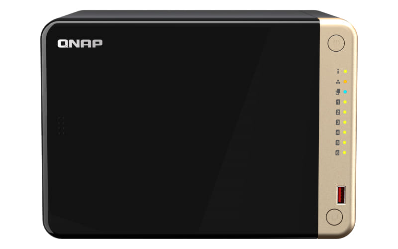 QNAP TS-664-8G 6 Bay Quad Core 2.5GbE NAS With 8GB RAM