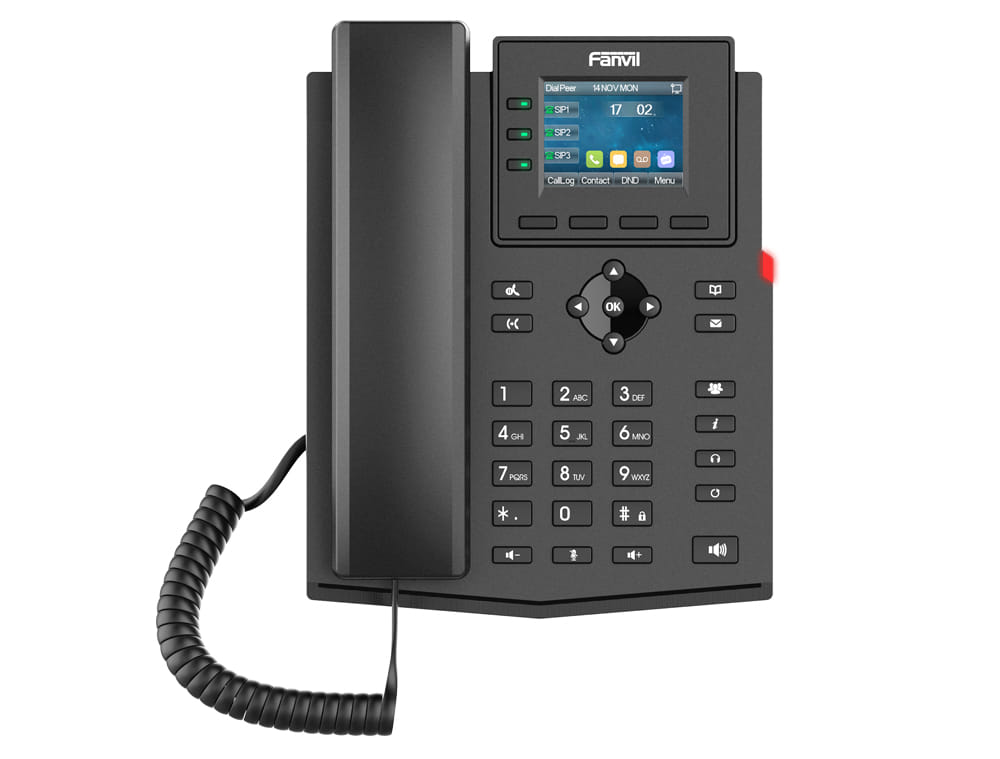 Fanvil X303W Enterprise IP Phone 2.4" Color Scrn