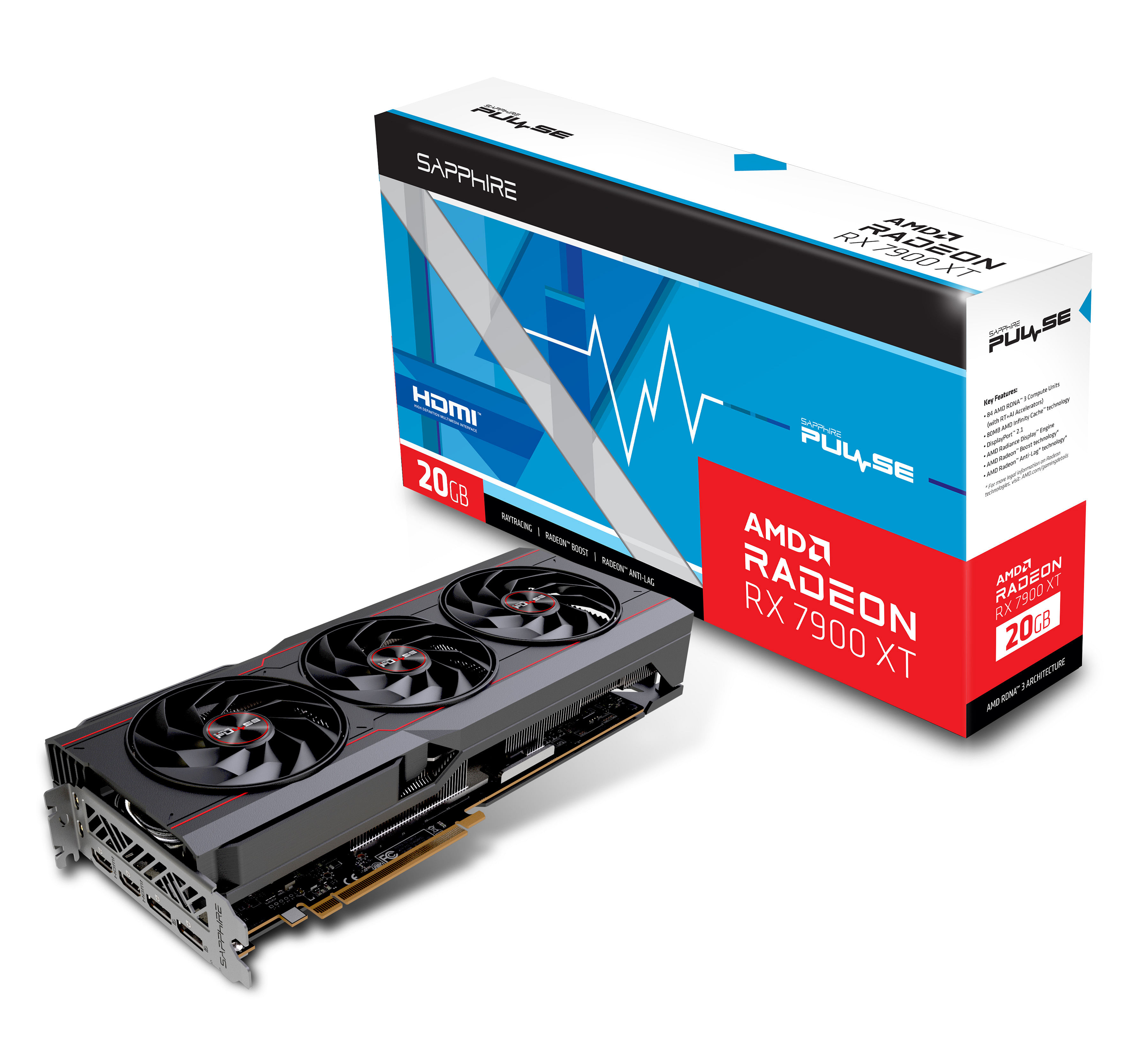 Sapphire Pulse RX 7900 XT 20GB Graphics Card