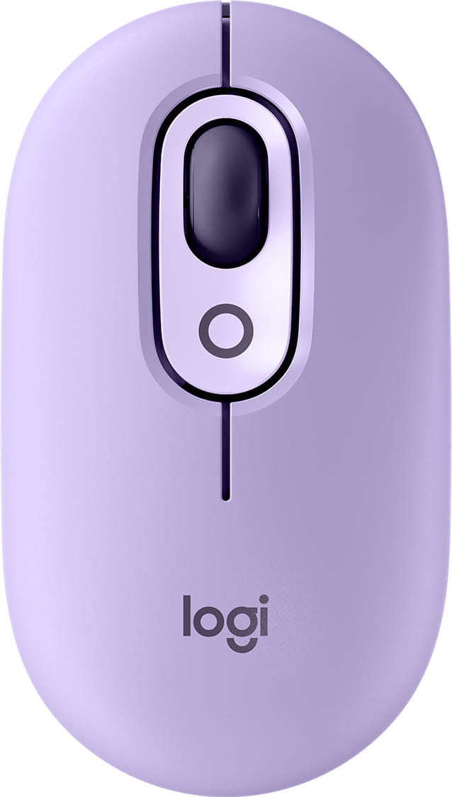 Logitech POP Mouse with Emoji - Cosmo Lavender
