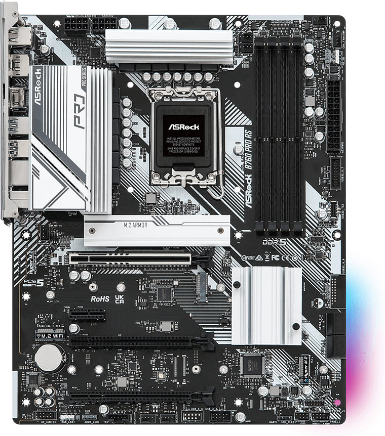ASRock B760 Pro RS LGA 1700 DDR5 ATX Motherboard