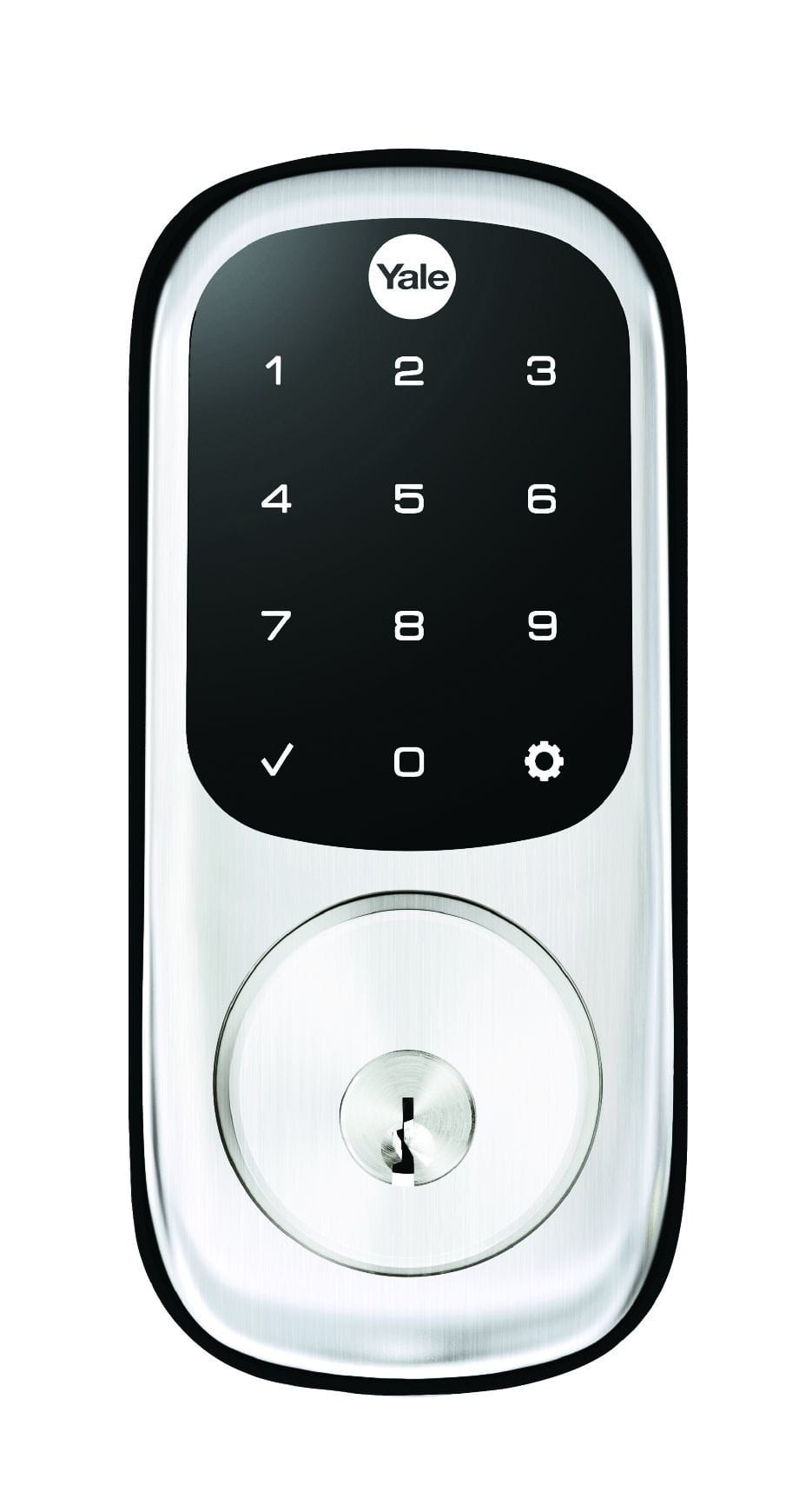 Yale Assure Keyed Electronic Digital Deadbolt Satin Chrome