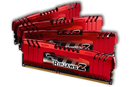 RipjawsZ 16GB(4x4GB) DDR3-1600 Memory