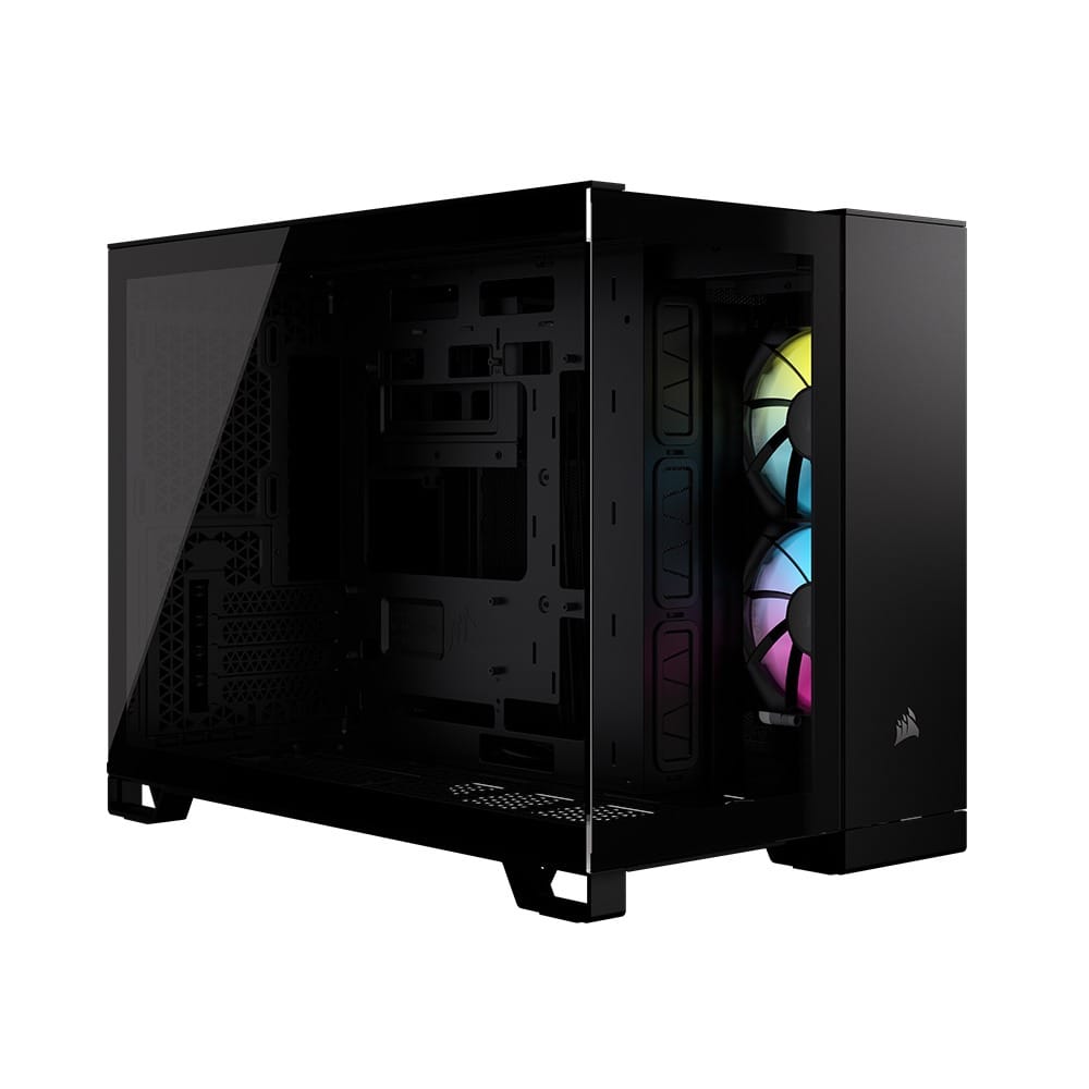 Corsair iCUE Link 2500X Dual RGB Tempered Glass Mid-Tower ATX Computer Case  - Black