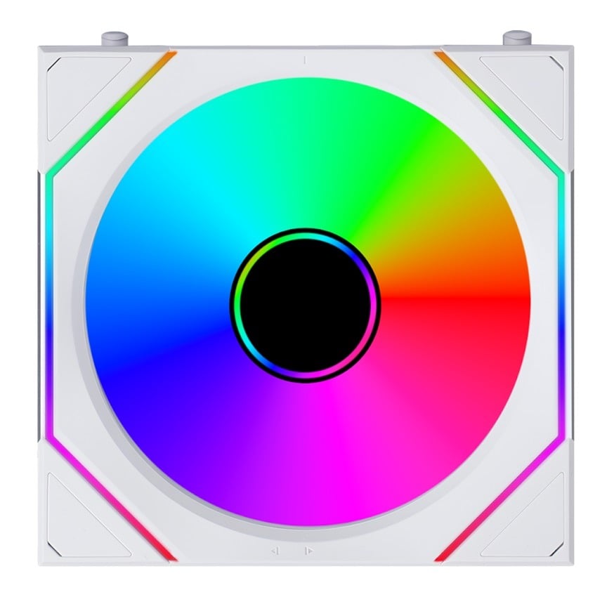 Lian Li Uni Fan SL-INF FLEX Wireless 120mm ARGB Reverse Fan - White