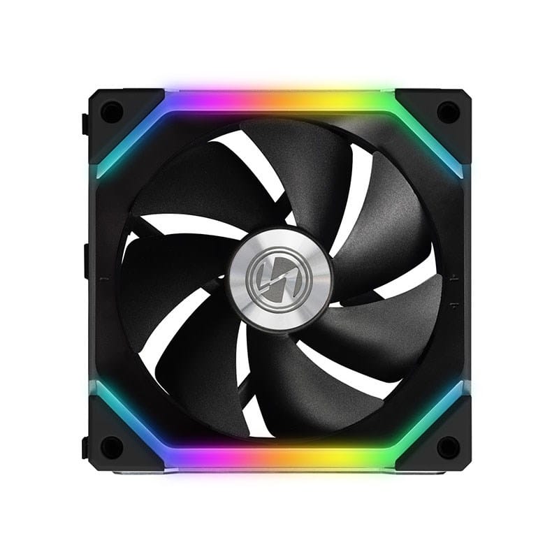 Lian Li SL120 Uni RGB LED 120mm Case Fan (1pc) - Black (With Controller)