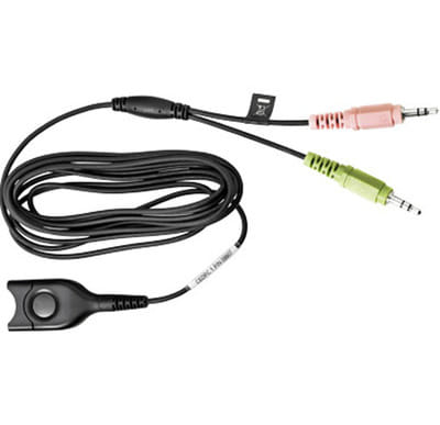 Sennheiser CEDPC 1 PC Cable EasyDiscon-(2)3.5mm Jack