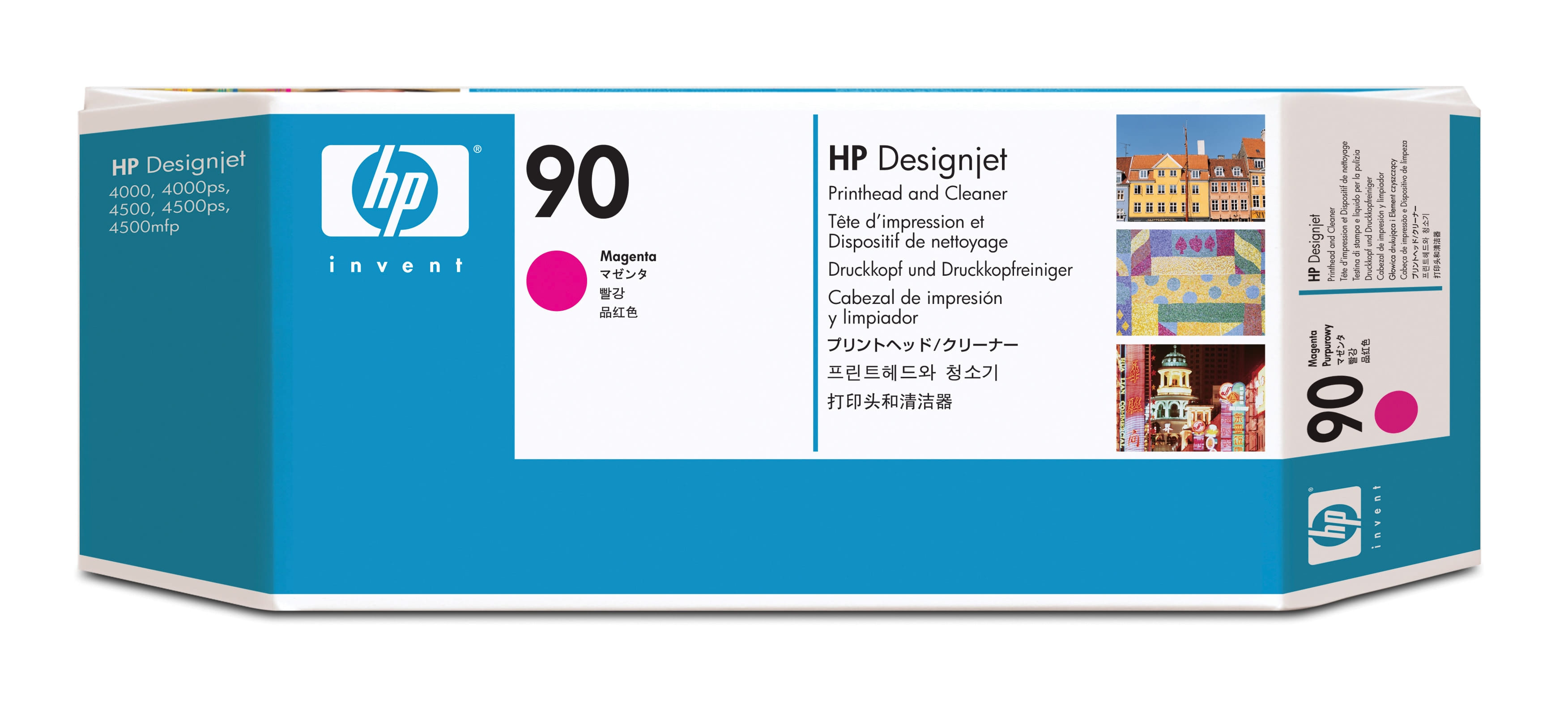 HP 90 Magenta DesignJet PrintHead And Cleaner