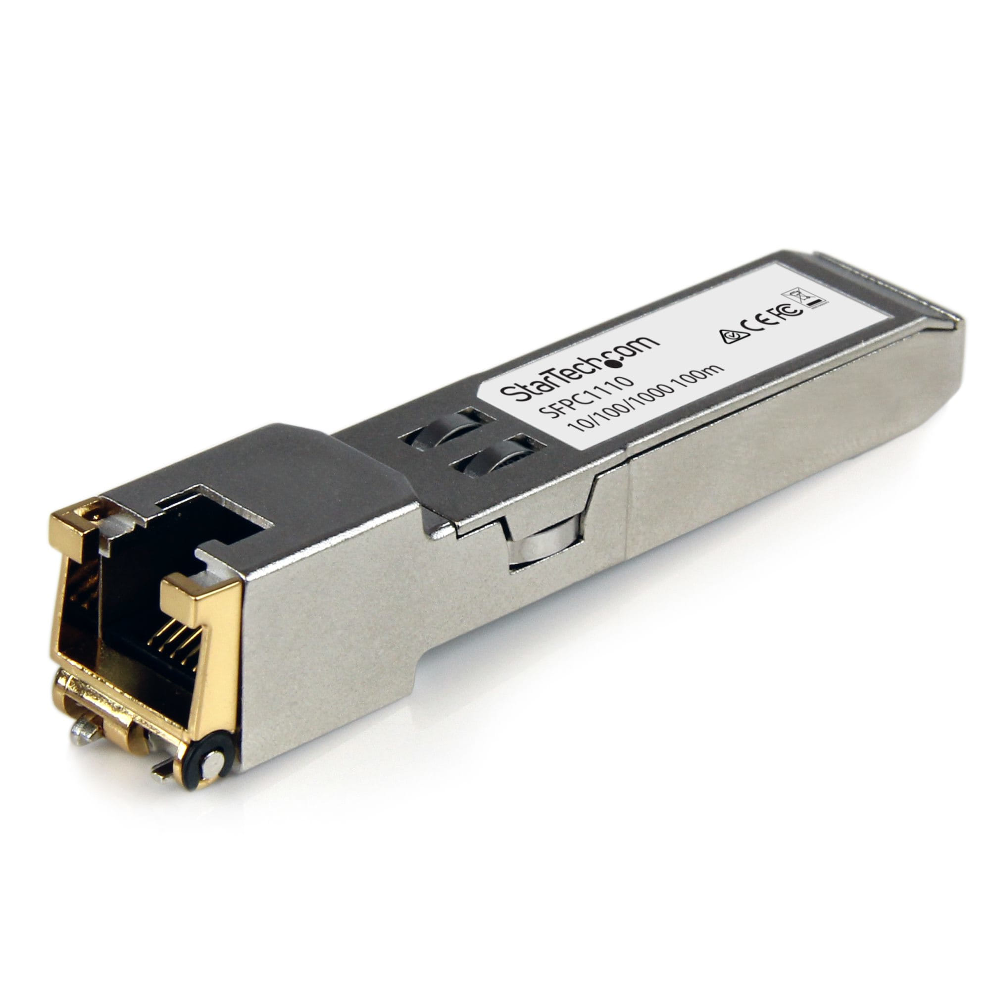 StarTech 1000Base-T RJ45 Copper SFP Transceiver - Cisco compatible