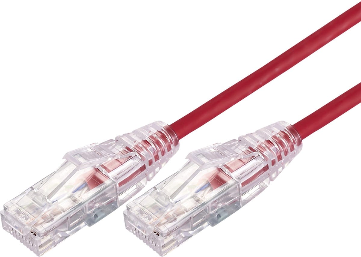 Comsol 1.5M Ultra Thin CAT 6A UTP Patch Cable Red