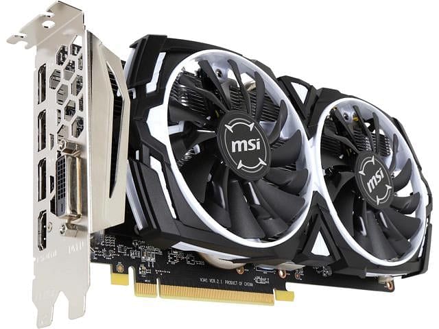 MSI ARMOR Radeon RX 570 4G OC Graphics Card