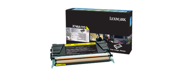 Lexmark X746/X748 Toner Cartridge Original 7000 Pages Yellow
