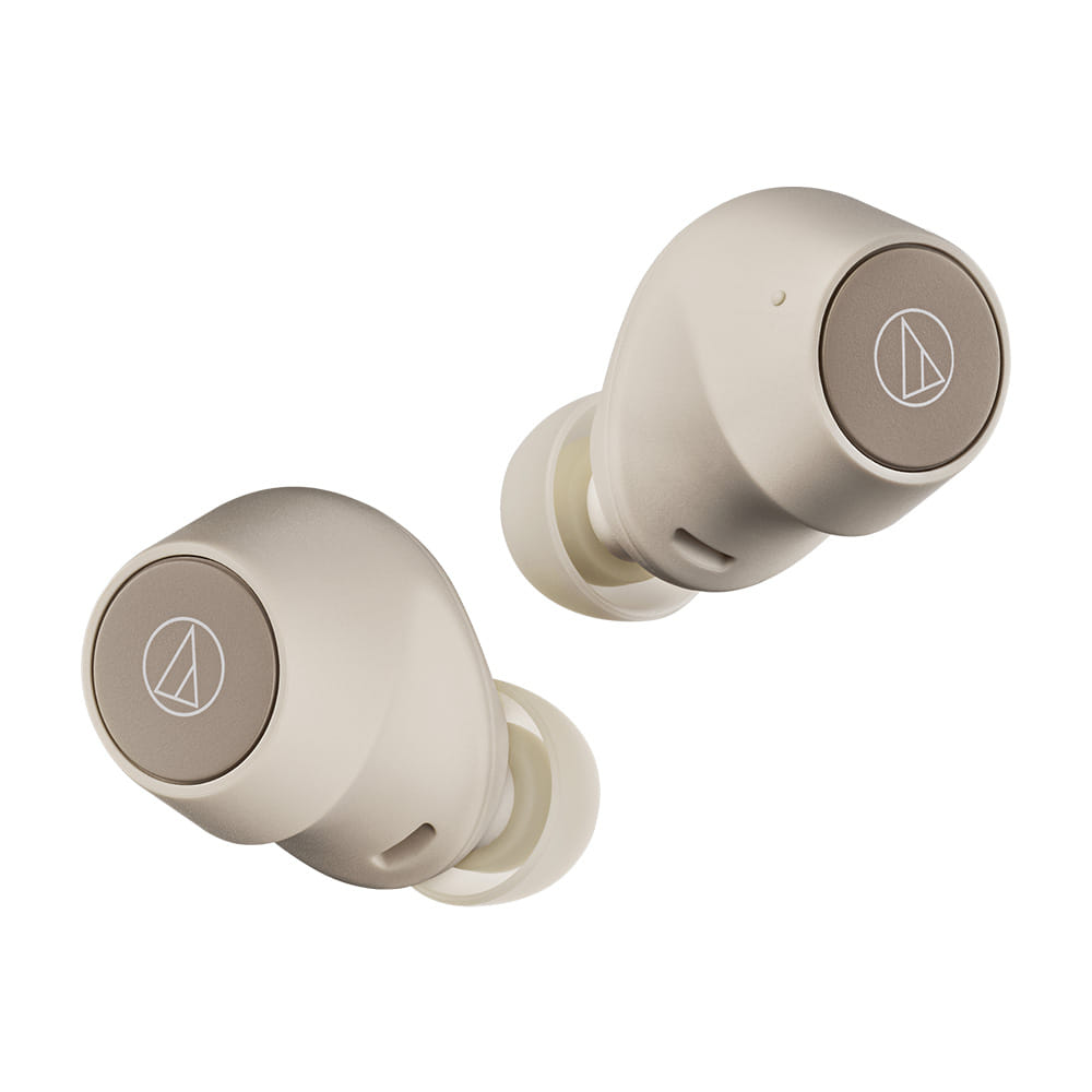 AudioTechnica Nosie Cancelling Wireless Headphones - Beige