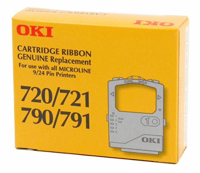 OKI Black Ribbon Cartridge For ML720/721/790/791