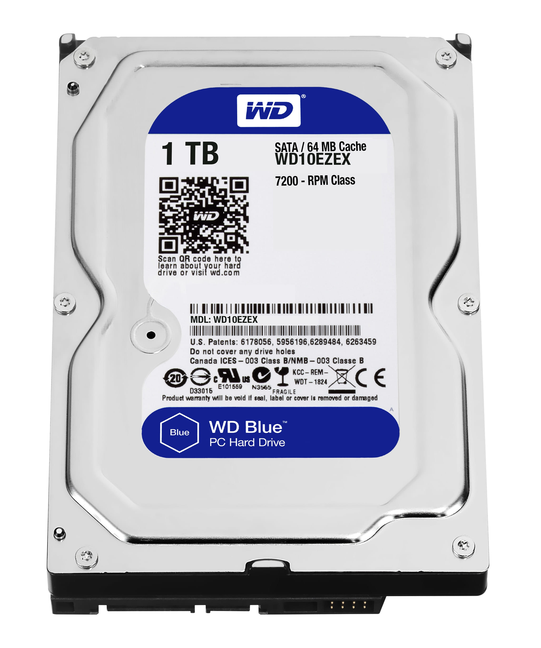 WD Blue 1TB 3.5" SATA 7200rpm Hard Drive