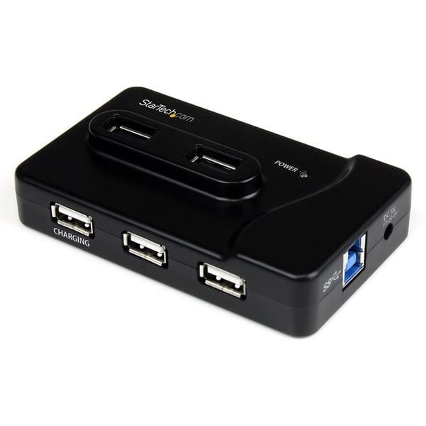 StarTech 6 Port USB 3.0 / 2.0 Combo Hub With 2A Charging 2x & 4x